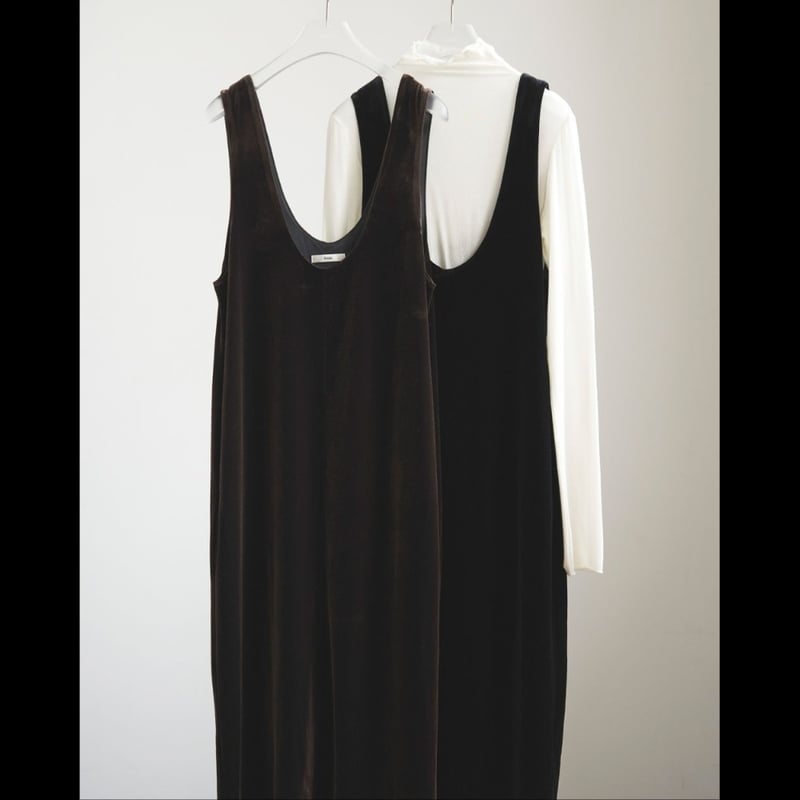 【本日限定値下げ】anuke Velour Uneck Onepiece Velour Uneck Onepiece（ワンピース）｜anuke（アンヌーク）の