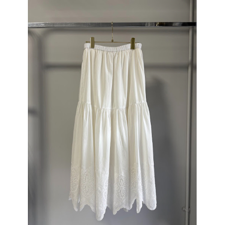 MARGAUX VINTAGE】コットンレーススカート | selectshop kusukusu