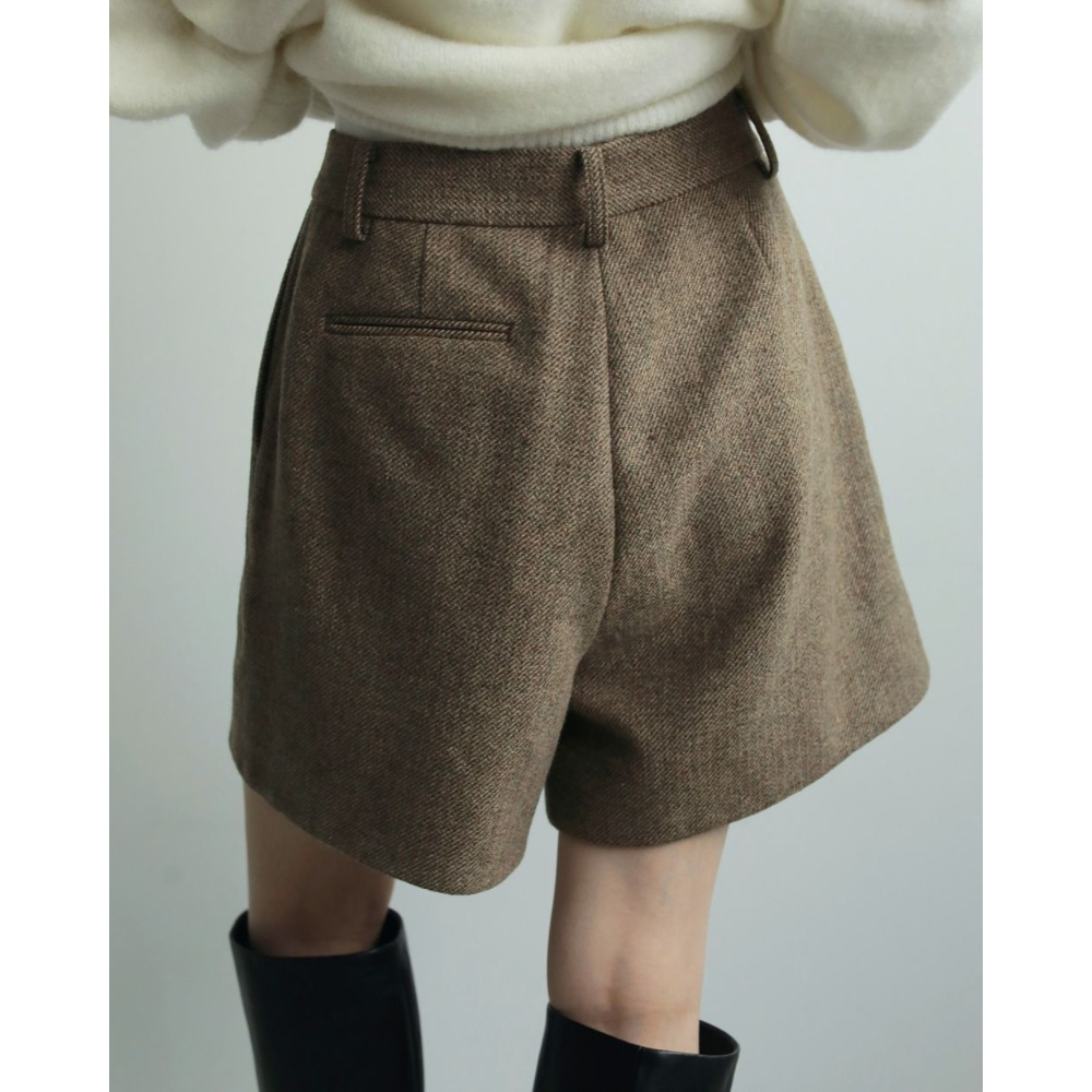 anuke】Herringbone Short Pants※10月上～11月上 | sele