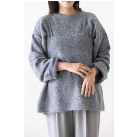 【タシケント】Brashed finish with bustier knit