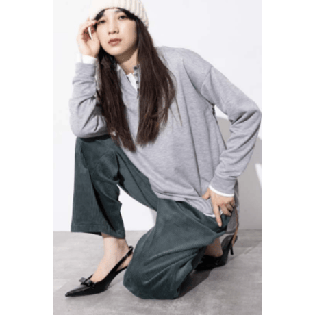 【MARGAUX VINTAGE】ヘンリーネックCT