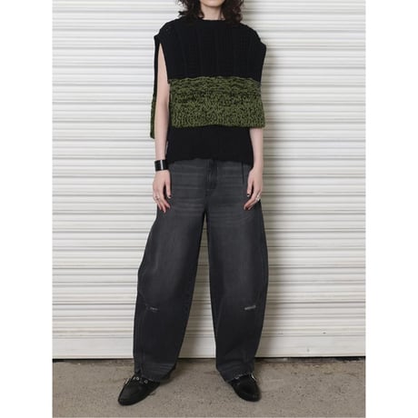 【YENN】HAND KNIT CAPE