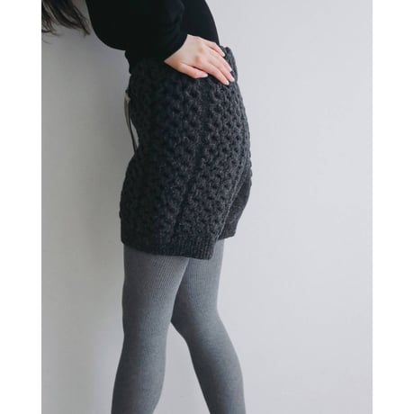 【anuke】Cable Knit Bloomer　※納期9月上旬〜10月上旬
