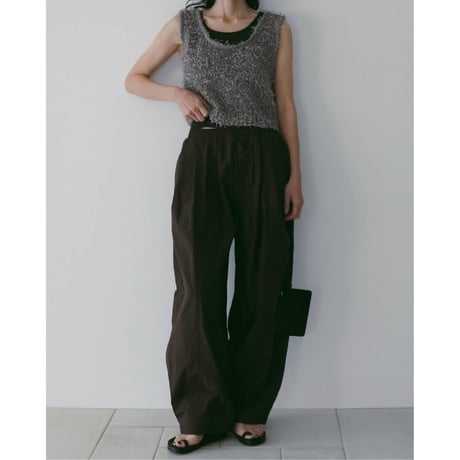 【anuke】Wool Rib Tanktop　※納期4月上旬～5月上旬