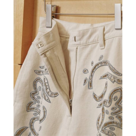 【TODAYFUL】Cut Lace Twill Pants　※納期6月下旬～7月下旬