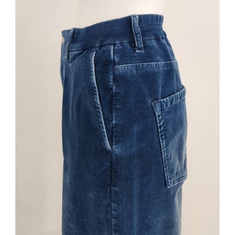 【Boutique Ordinary】Velveteen Denim Tuck Pants