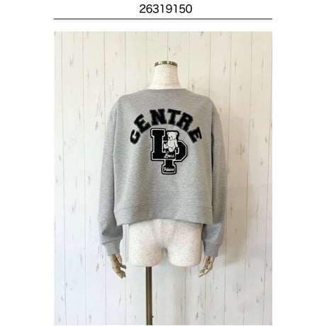 【L'ours Polaire et Bleu】CONTRE LPベアー スウェット