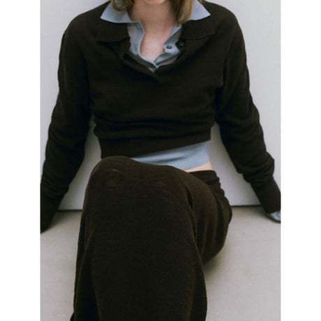 【TODAYFUL】Layered Polo Knit