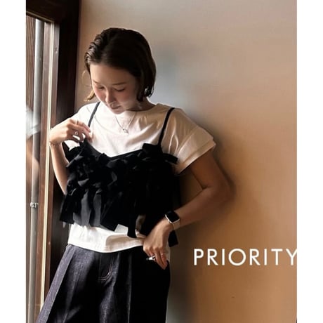 【PRIORITY】フルリボンキャミソール