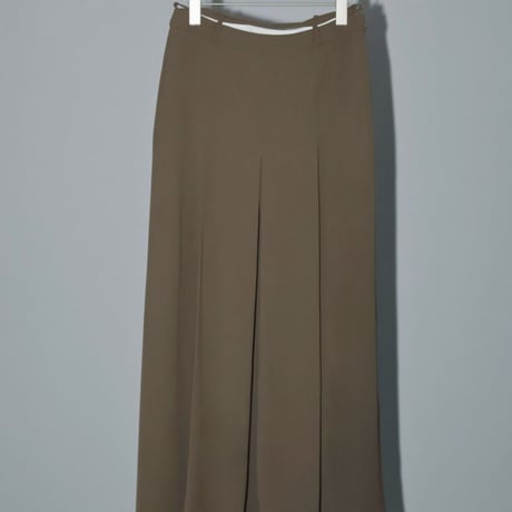 【anuke】Tuck Long Skirt　※納期1月下旬〜2月下旬