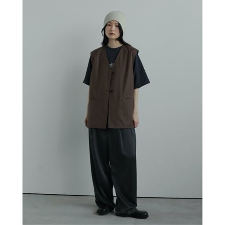 【anuke】Vneck Stitch Vest
