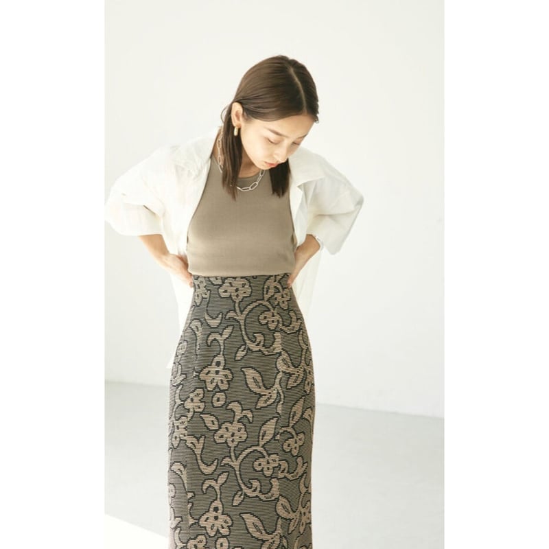 TODAYFUL - todayfulのJacquard Leaf Pencilskirtの+bstrading.net