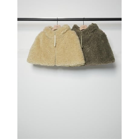 【YENN】CURL FUR CAPE　※8月下旬＝9月下旬納期