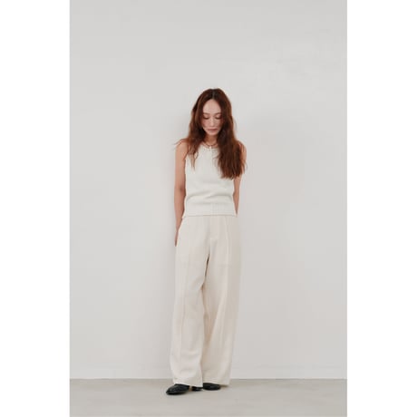 【Hella】pintuck wide pants　※納期3月中旬〜4月中旬