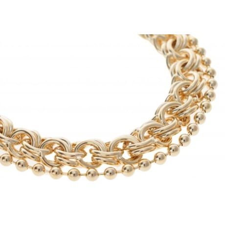 【Sea'ds mara】Layer chain double bracelet