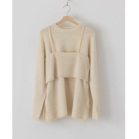【タシケント】Brashed finish with bustier knit