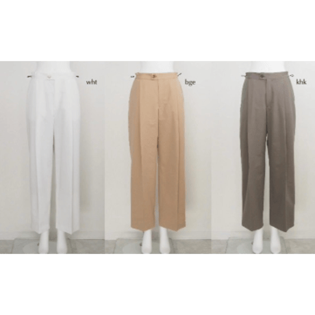 【Boutique Ordinary】Wide Tuck Pants
