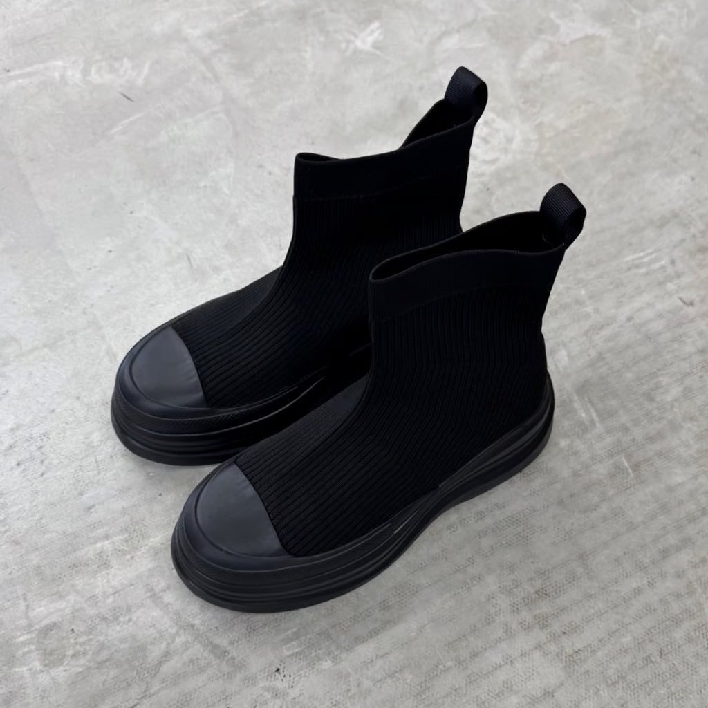 再販✨【ATELIER BRUGGE】Rain Knit boots | selectshop