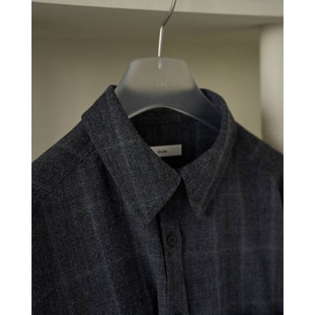 【anuke】Short Check Shirts　※納期9月中旬～10月中旬