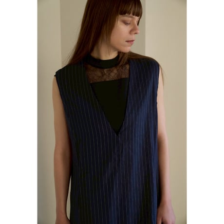 【Boutique Ordinary】Lace Switch Sleeveless Pullover