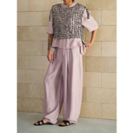 【YENN】CROCHET MESH TOPS