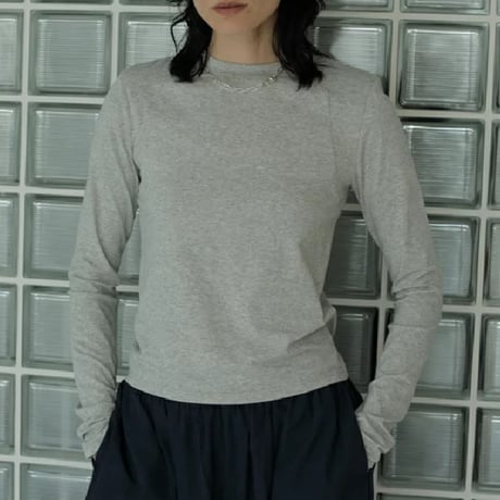 【ànuke】Padin Long T-shirts