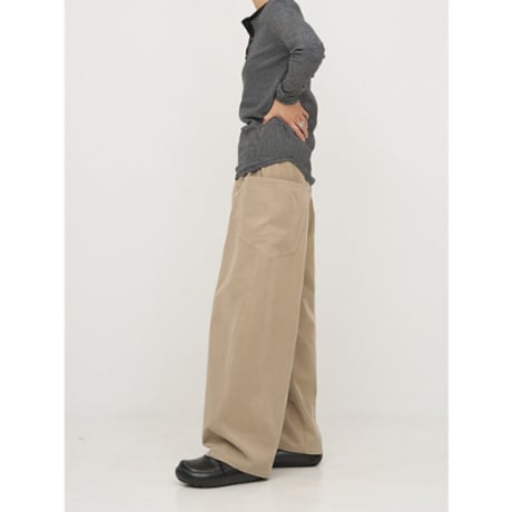 【YENN】WASHED BIG PK PT