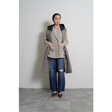 【CYAN TOKYO】スライバーノースリコート　※納期9月中旬～10月中旬