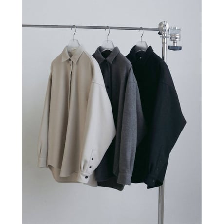 【anuke】Wool Over Shirts