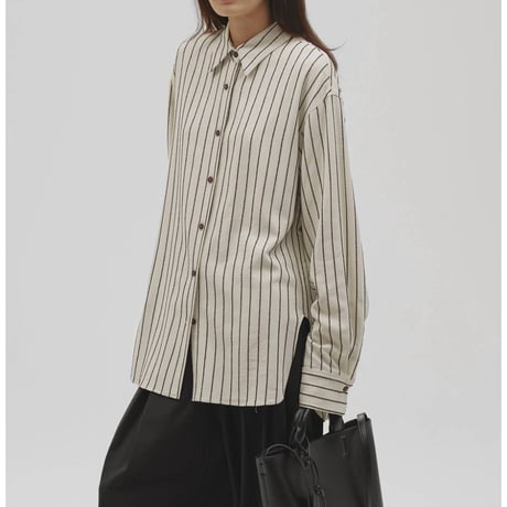 【TODAYFUL】Jacquard Stripe Shirts　※納期11月中旬～12月中旬