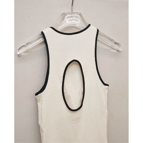 【TODAYFUL】Cupin Piping Tanktop　※納期5月中旬〜6月中旬
