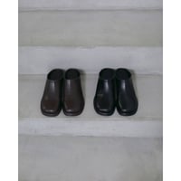 【anuke】Square Heel Slip-on