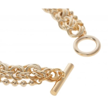 【Sea'ds mara】Layer chain double bracelet