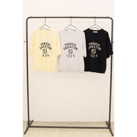 【LE MELANGE】 カットオフコットン裏毛Tee