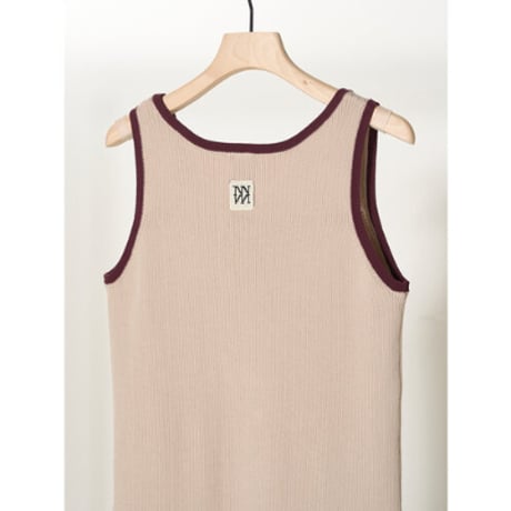 【YENN】RIB KNIT TANKTOP