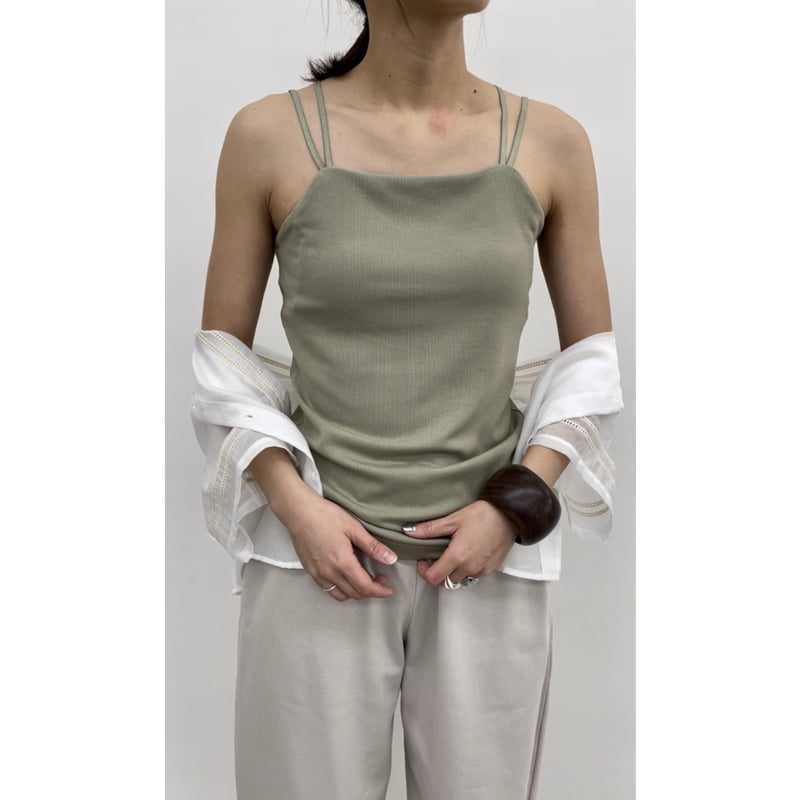 A.roege hove キャミソール A．ROEGE HOVE キャミソールワンピース パープル サイズ 不明