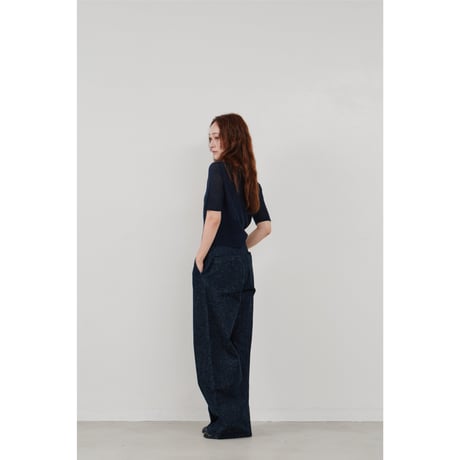 【Hella】wide nep denim　※納期2月中旬〜3月中旬