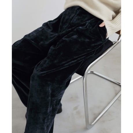 【anuke】Velvet Wide Pants