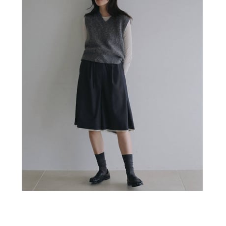 【anuke】Hightwist Half Pants　※納期8月下旬～9月下旬