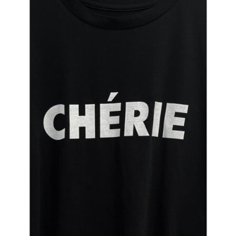 【CHIGNON】"CHERIE"ｼﾝﾌﾟﾙﾛｺﾞT