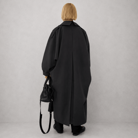 【M.U.L.】OVER DRAPE LONG COAT　MULW-2034