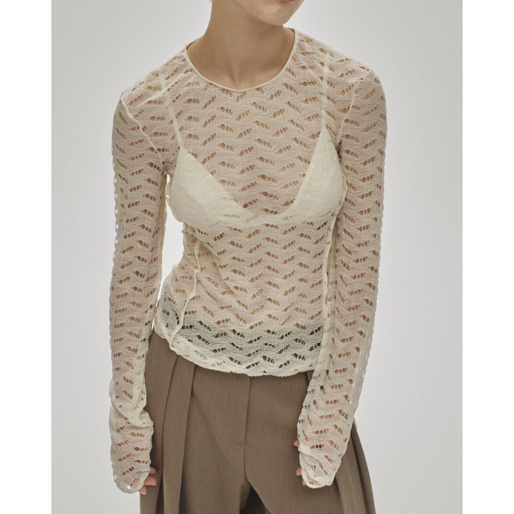 トップス TODAYFUL Jacquard Long T-shirts TODAYFUL (トゥデイフル）Jacquard Long T-shirts 即日発送