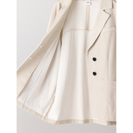 【YENN】FADED JERSEY JACKET　※納期：8月中旬～9月中旬