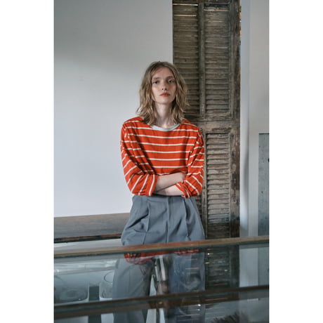 【Le Melange】8分袖クルーネックTee