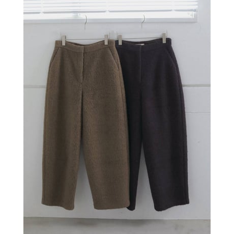 【anuke】Wool Curve Pants　※納期12月中旬～1月中旬