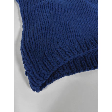 【YENN】HAND KNIT POLO COLLAR PO