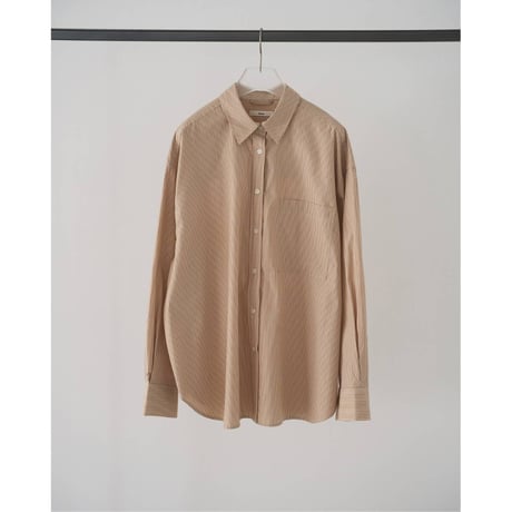 【anuke】Stripe Over Shirts　※納期3月中旬～4月中旬