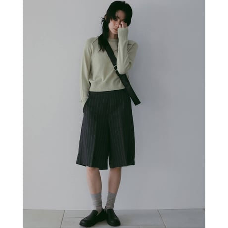 【anuke】Linen Half Pants　※納期3月上旬～4月上旬