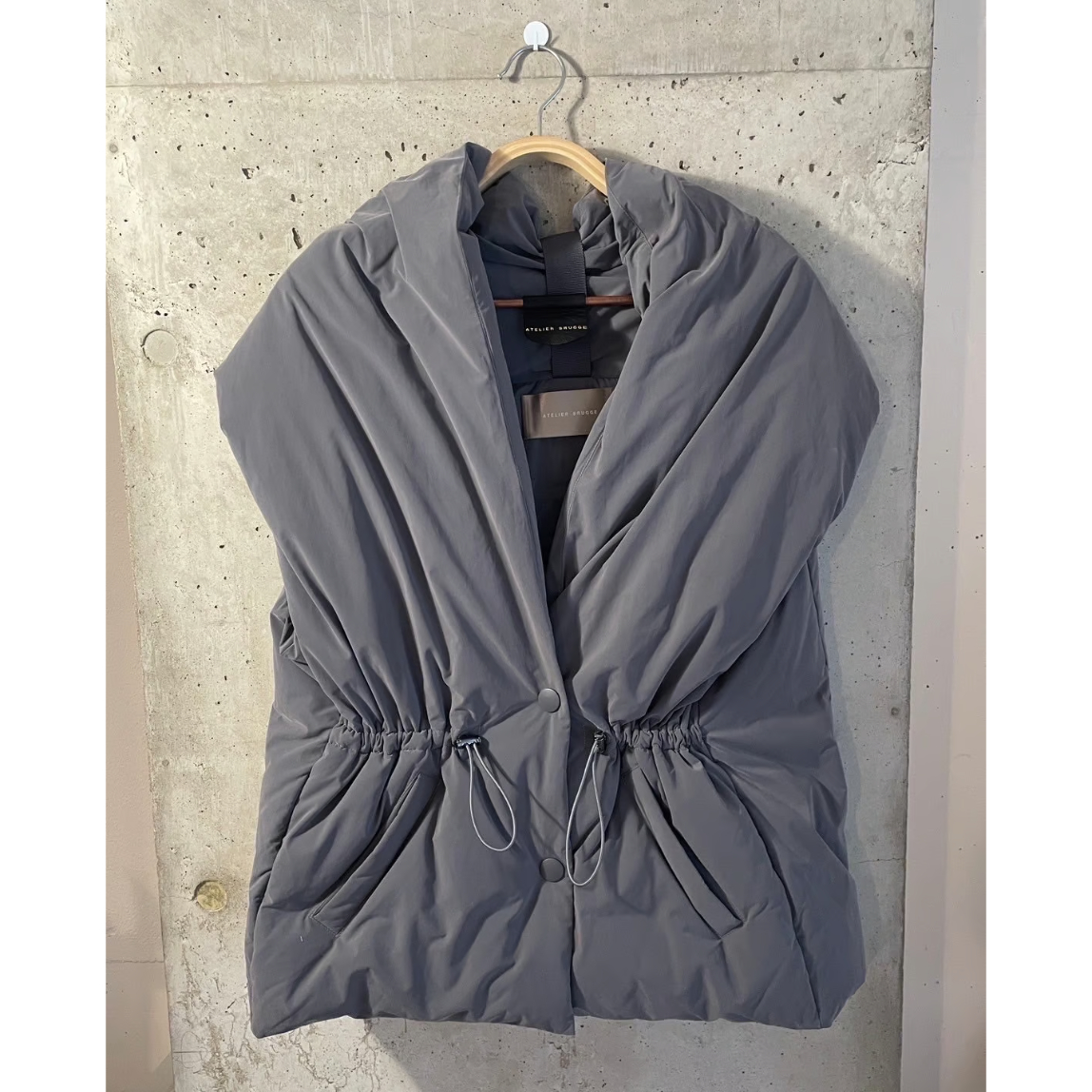 ATELIER BRUGGE】Shawl collar down best | select