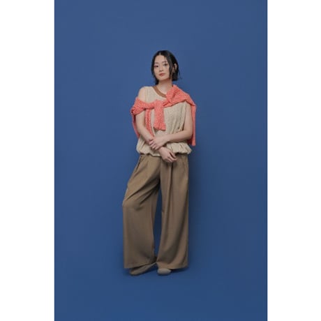 【CYAN tokyo】ネップメッシュニットTOPS